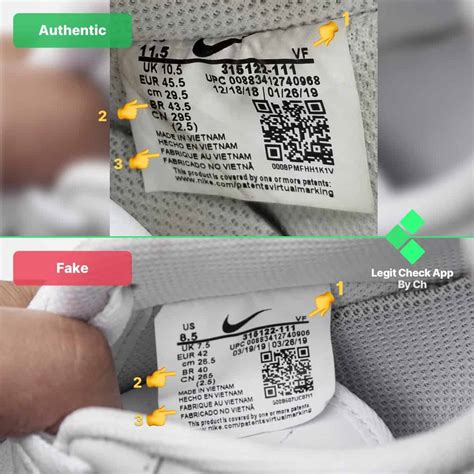 fake shoes vs real shoes|how to legit check nike.